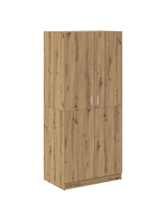 RIIDEKAPP ARTISAN OAK 80X52X180 CM ENGINEERED WOOD