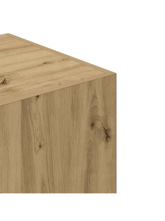 RIIDEKAPP ARTISAN OAK 80X52X180 CM ENGINEERED WOOD