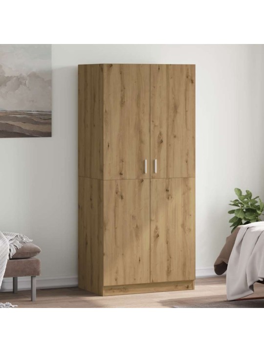 RIIDEKAPP ARTISAN OAK 80X52X180 CM ENGINEERED WOOD