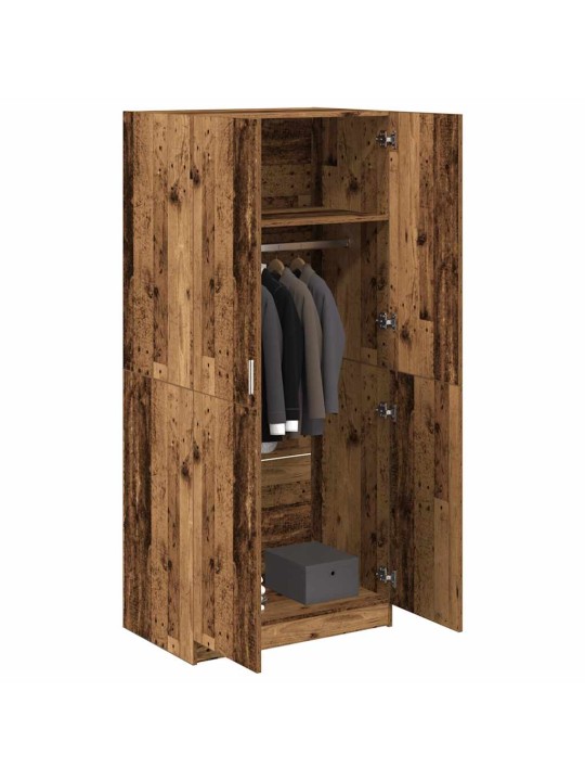 RIIDEKAPP OLD WOOD 90X52X200 CM ENGINEERED WOOD