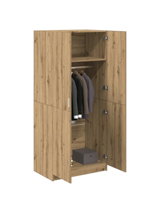 RIIDEKAPP ARTISAN OAK 90X52X200 CM ENGINEERED WOOD