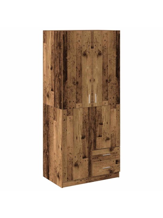 RIIDEKAPP OLD WOOD 80X52X180 CM ENGINEERED WOOD
