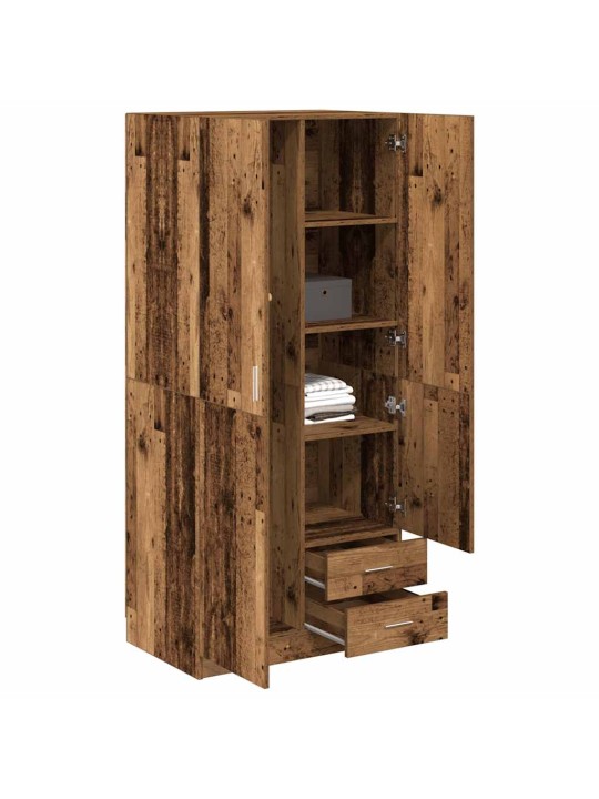 RIIDEKAPP OLD WOOD 80X52X180 CM ENGINEERED WOOD