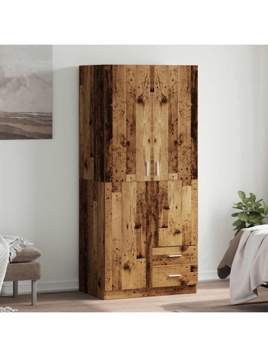 RIIDEKAPP OLD WOOD 80X52X180 CM ENGINEERED WOOD