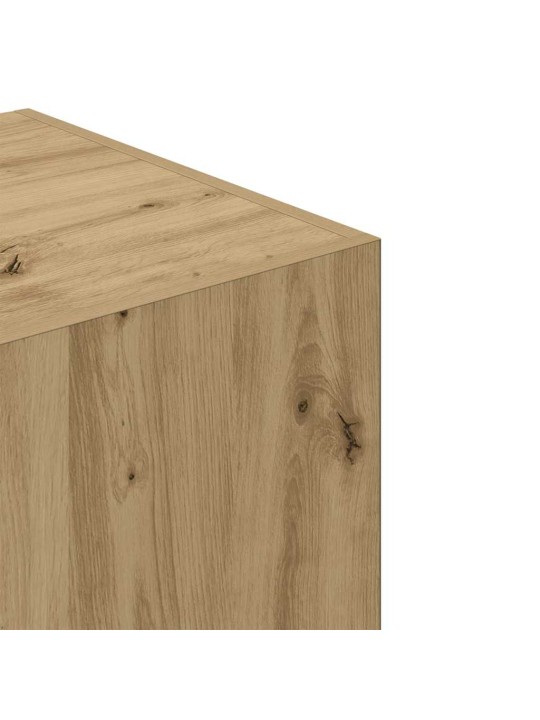 RIIDEKAPP ARTISAN OAK 80X52X180 CM ENGINEERED WOOD