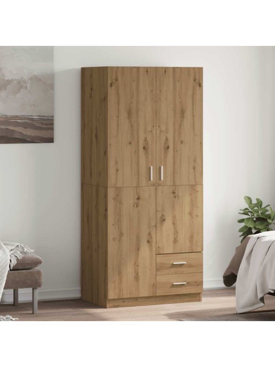RIIDEKAPP ARTISAN OAK 80X52X180 CM ENGINEERED WOOD