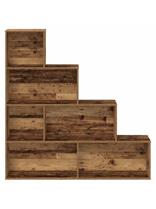RAAMATUKAPP VANA PUIT 157X24X160 CM ENGINEERED WOOD