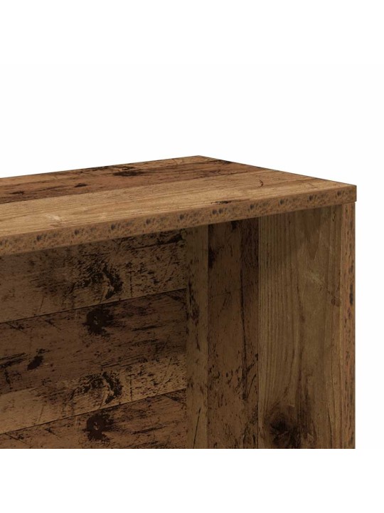 RAAMATUKAPP VANA PUIT 157X24X160 CM ENGINEERED WOOD