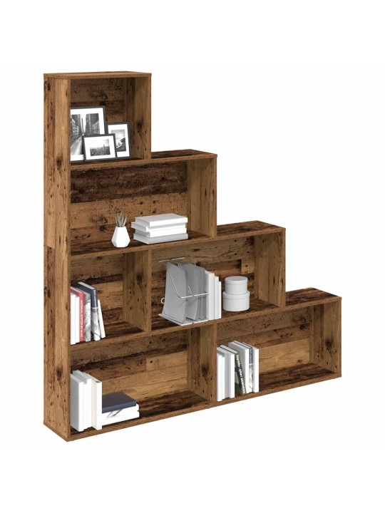 RAAMATUKAPP VANA PUIT 157X24X160 CM ENGINEERED WOOD