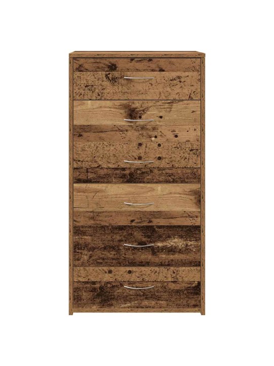6 SAHTLIGA PUHVETKAPP VANA PUIT 50X34X96 CM TEHNILINE PUIT