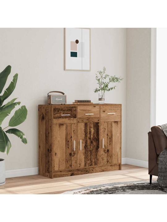 PUHVETKAPP OLD WOOD 91X28X75 CM ENGINEERED WOOD