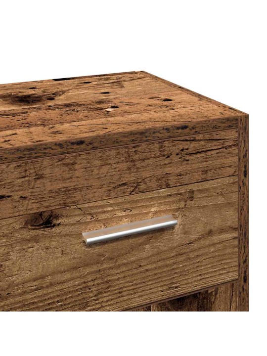 PUHVETKAPP OLD WOOD 91X28X75 CM ENGINEERED WOOD