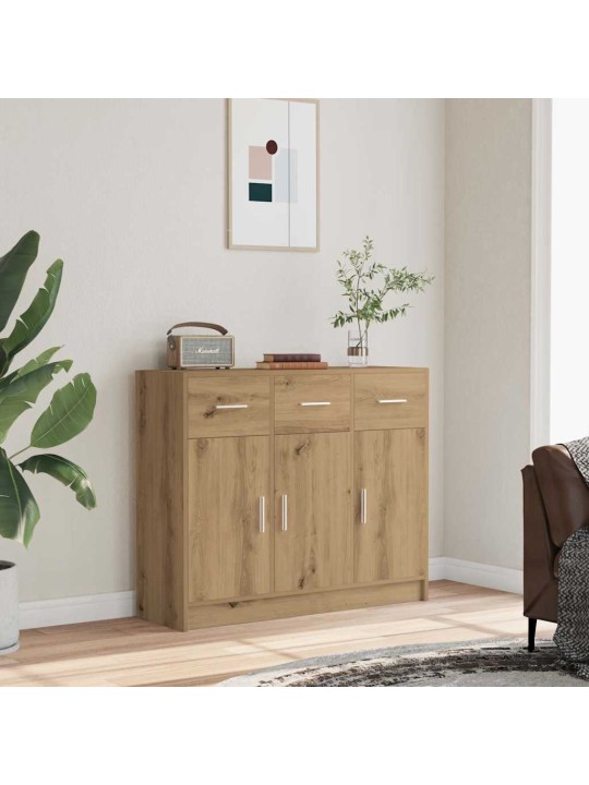 PUHVETKAPP ARTISAN OAK 91X28X75 CM ENGINEERED WOOD