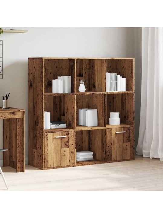 RAAMATUKAPP VANA PUIT 98X29X97,5 CM ENGINEERED WOOD