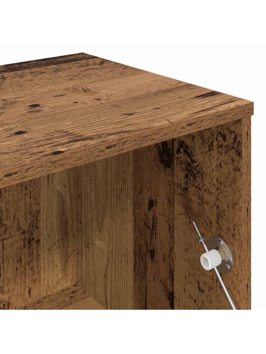 TELERIKAPP OLD WOOD 120X34X37 CM ENGINEERED WOOD