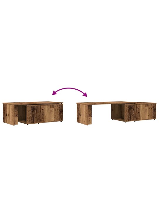 DIIVANILAUD OLD WOOD 150X50X35 CM ENGINEERED WOOD