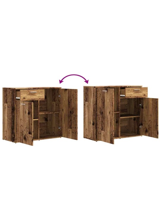 PUHVETKAPP VANA PUIT 80X36X75 CM TEHNILINE PUIT