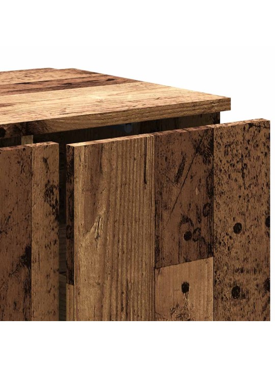 TELERIKAPP OLD WOOD 80X34X30 CM ENGINEERED WOOD