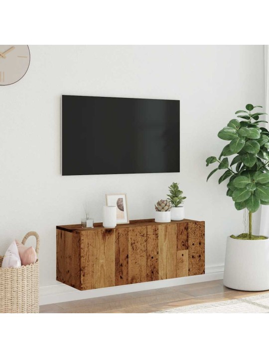 SEINALE PAIGALDATAV TELERIKAPP VANA PUIT 80X30X30 CM