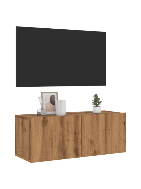 SEINALE PAIGALDATAV TELERIKAPP ARTISAN TAMM 80X30X30 CM