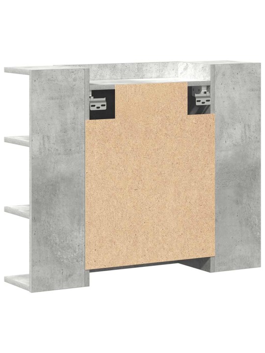 VANNITOA PEEGLIKAPP BETOONHALL 80X20,5X64 CM PUITLAASTPLAAT