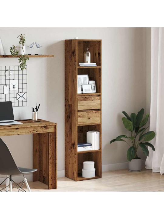 RAAMATUKAPP VANA PUIT 36X30X171 CM ENGINEERED WOOD
