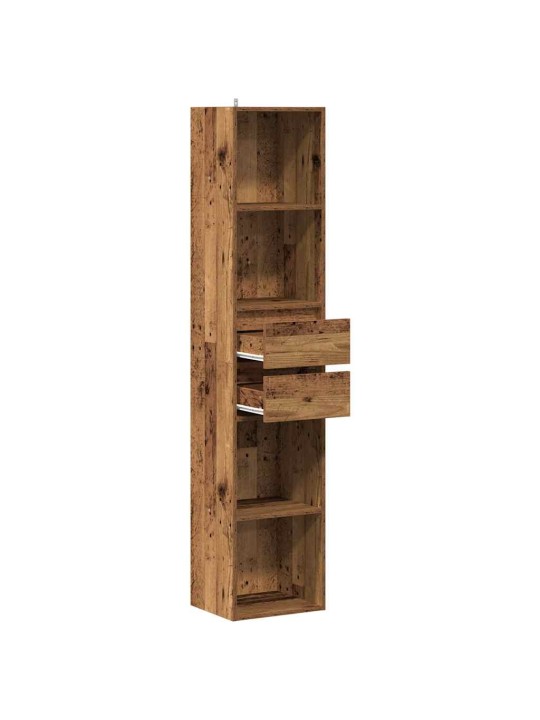 RAAMATUKAPP VANA PUIT 36X30X171 CM ENGINEERED WOOD