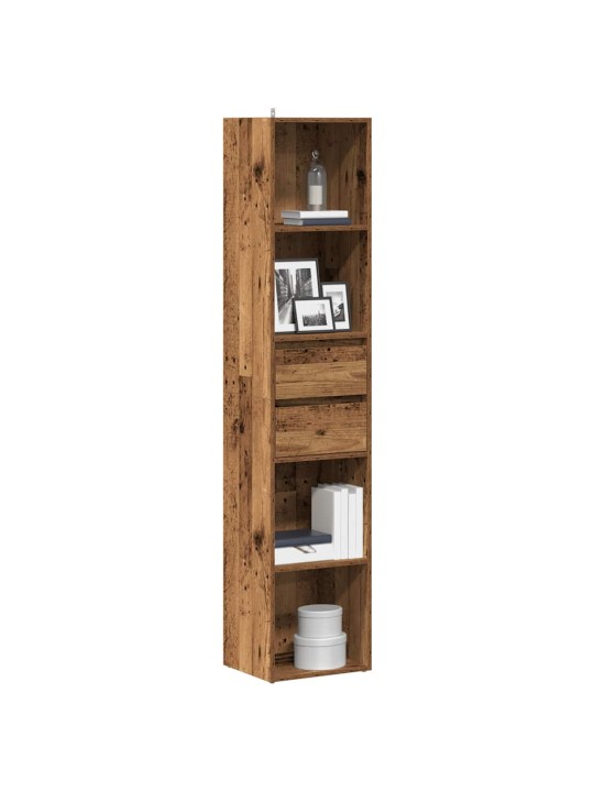 RAAMATUKAPP VANA PUIT 36X30X171 CM ENGINEERED WOOD