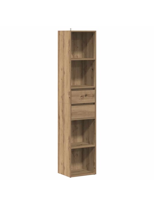 RAAMATUKAPP ARTISAN OAK 36X30X171 CM ENGINEERED WOOD