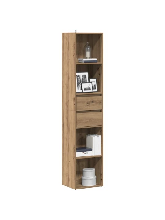 RAAMATUKAPP ARTISAN OAK 36X30X171 CM ENGINEERED WOOD