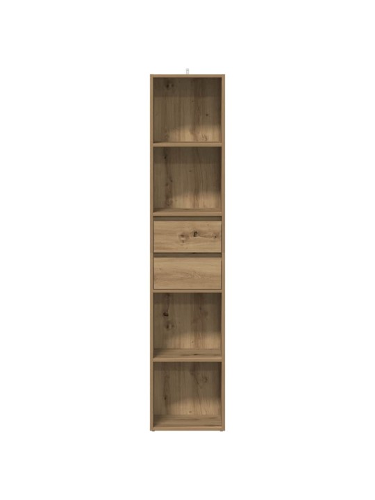 RAAMATUKAPP ARTISAN OAK 36X30X171 CM ENGINEERED WOOD