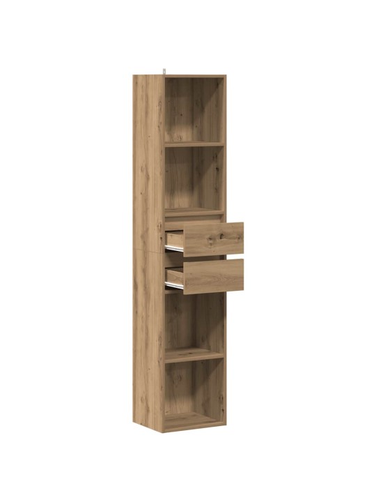 RAAMATUKAPP ARTISAN OAK 36X30X171 CM ENGINEERED WOOD