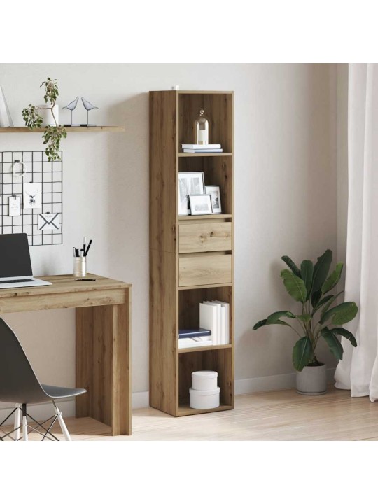 RAAMATUKAPP ARTISAN OAK 36X30X171 CM ENGINEERED WOOD