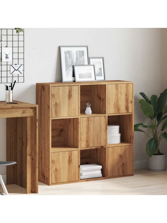 RAAMATURIIUL ARTISAN TAMM 90X28X90 CM ENGINEERED WOOD