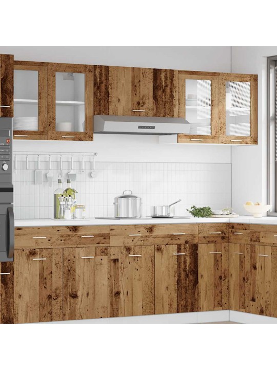 RIPPUV KLAASKAPP “LYON” VANA PUIT 80X31X60 CM ENGINEERED WOOD