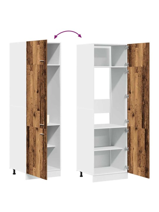 KÜLMIKAPP “LYON” OLD WOOD 60X57X207 CM ENGINEERED WOOD