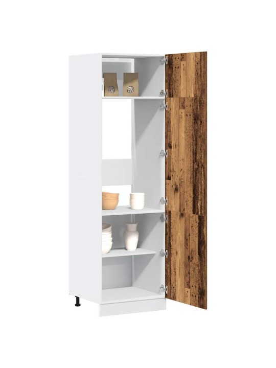 KÜLMIKAPP “LYON” OLD WOOD 60X57X207 CM ENGINEERED WOOD