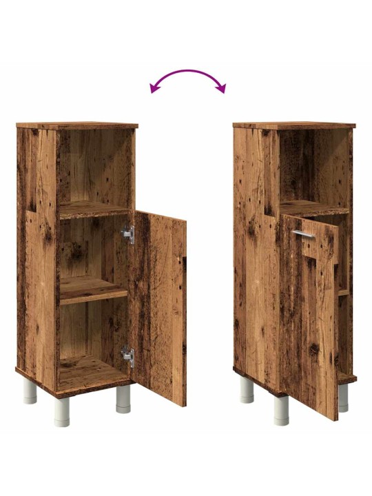 VANNITOA KAPP OLD WOOD 30X30X95 CM ENGINEERED WOOD