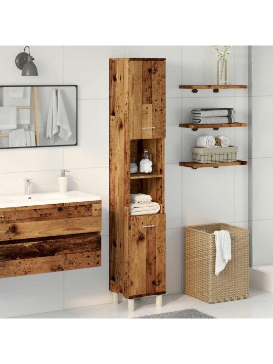 VANNITOA KAPP OLD WOOD 30X30X179 CM ENGINEERED WOOD