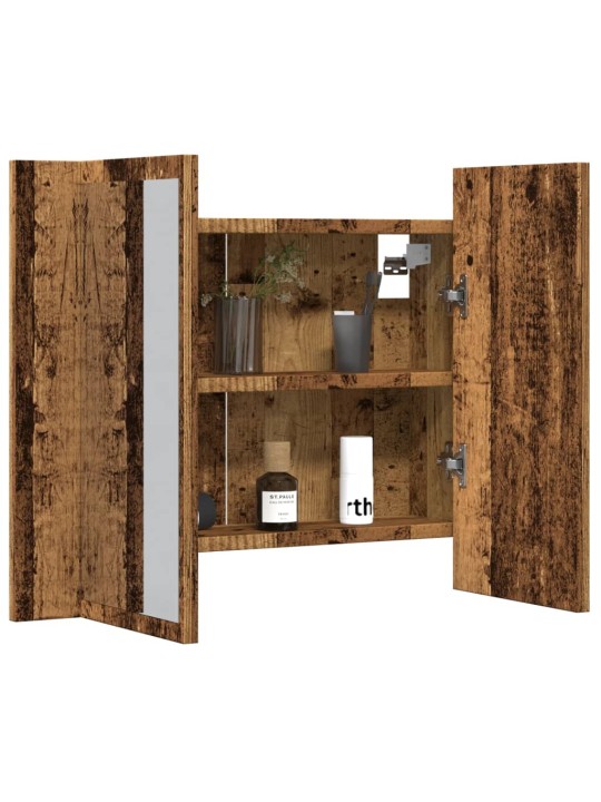 LED PEEGELKAPP VANA PUIT 60X12X45 CM ENGINEERED WOOD