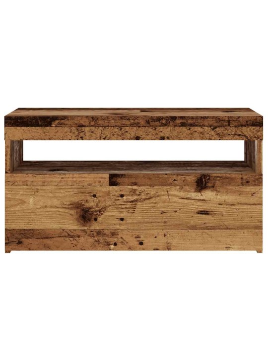2-OSALINE LED-TULEDEGA TELERIKAPIKOMPLEKT VANA PUIDUST