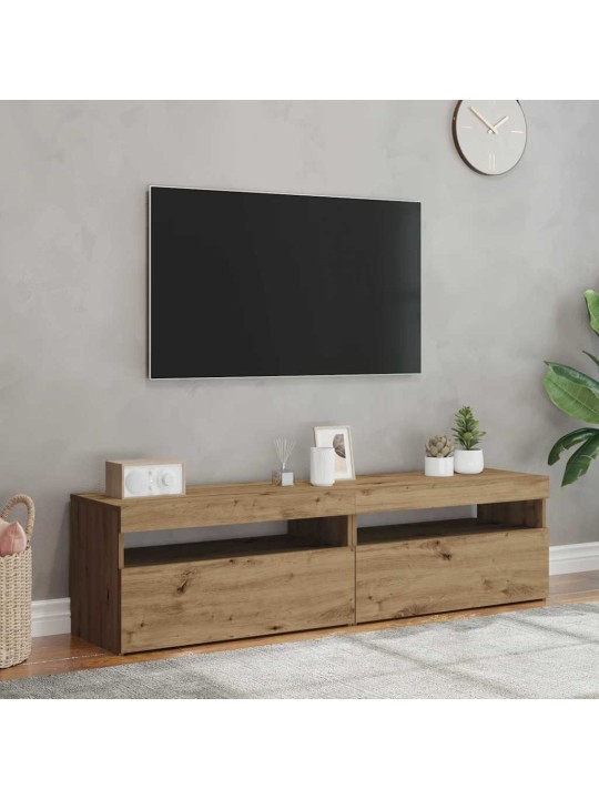 2-OSALINE LED-TULEDEGA TELERIKAPI KOMPLEKT ARTISAN OAK