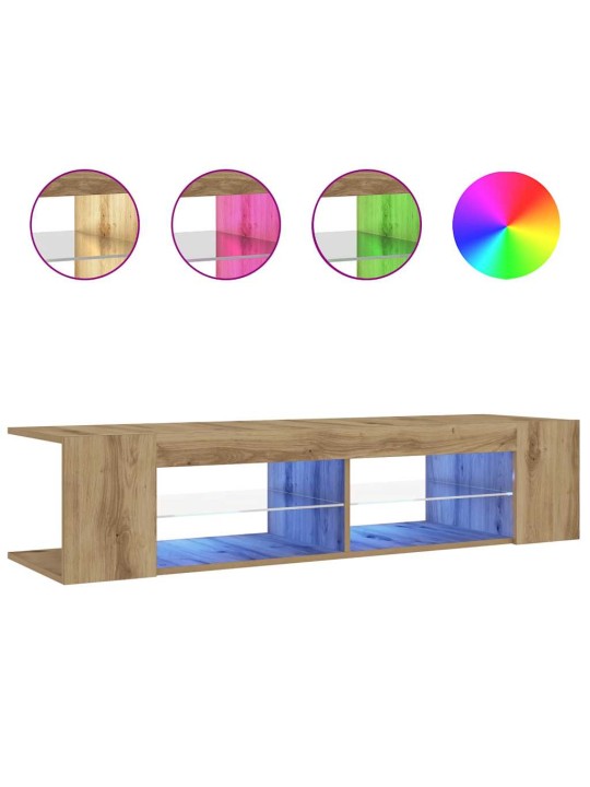 LED-VALGUSTITEGA TELERIKAPP ARTISAN TAMM 135X39X30 CM TEHISPUIT
