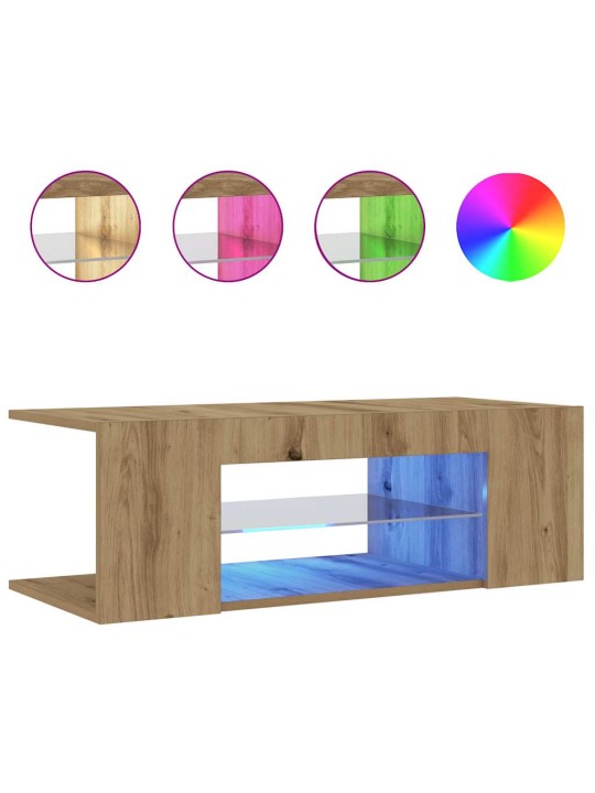 TELERIKAPP LED-VALGUSTITEGA ARTISAN TAMM 90X39X30 CM TEHISPUIT