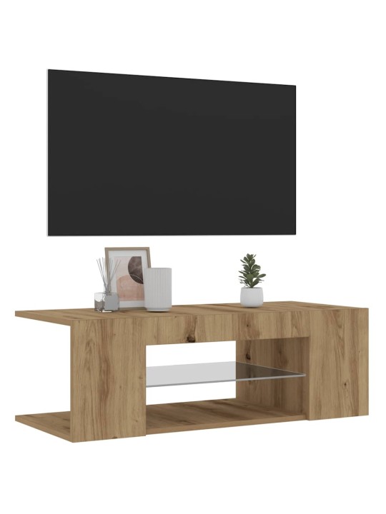 TELERIKAPP LED-VALGUSTITEGA ARTISAN TAMM 90X39X30 CM TEHISPUIT