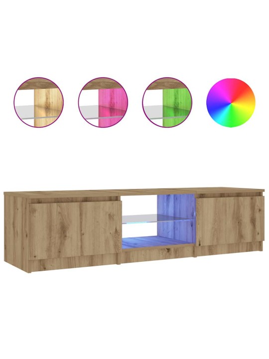LED-VALGUSTITEGA TELERIKAPP ARTISAN TAMM 140X40X35,5 CM