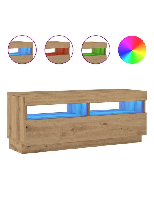 LED-VALGUSTITEGA TELERIKAPP ARTISIAN OAK 100X35X40 CM