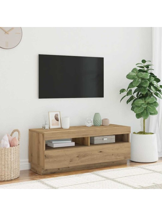 LED-VALGUSTITEGA TELERIKAPP ARTISIAN OAK 100X35X40 CM
