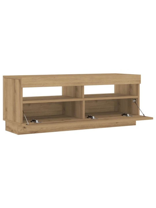 LED-VALGUSTITEGA TELERIKAPP ARTISIAN OAK 100X35X40 CM