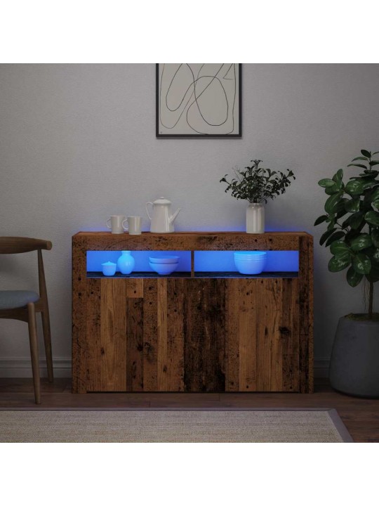 PUHVETKAPP LED-TULEGA, VANA PUIT, 115,5X30X75 CM, TEHISPUIT
